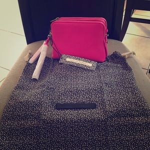 Loeffler Randall Tri ZIP “HOT PINK” bag